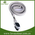 Factory Wholesale High Quality Polyester Solid Color Tubular Fabric Lanyard